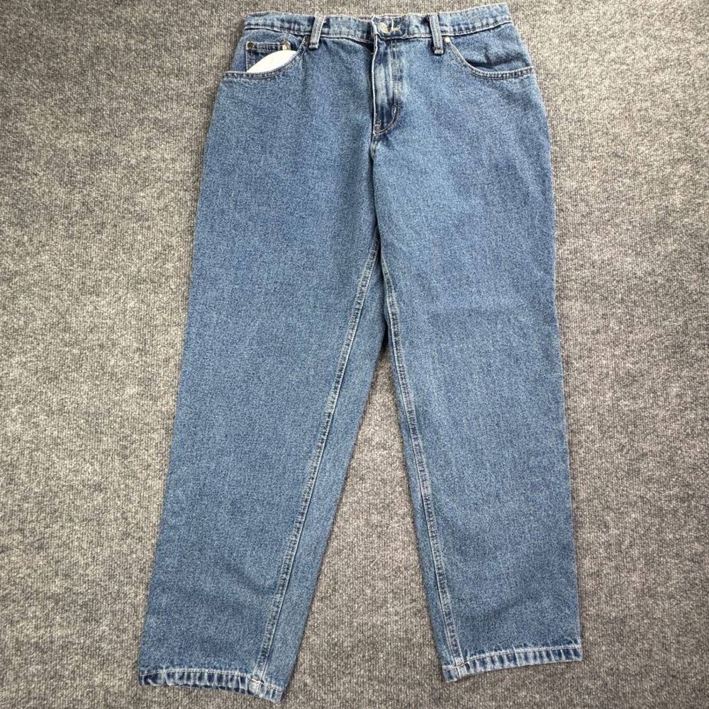 Full Blue Jeans Womens 12x29 Blue Denim Straight Leg High Rise Vintage
